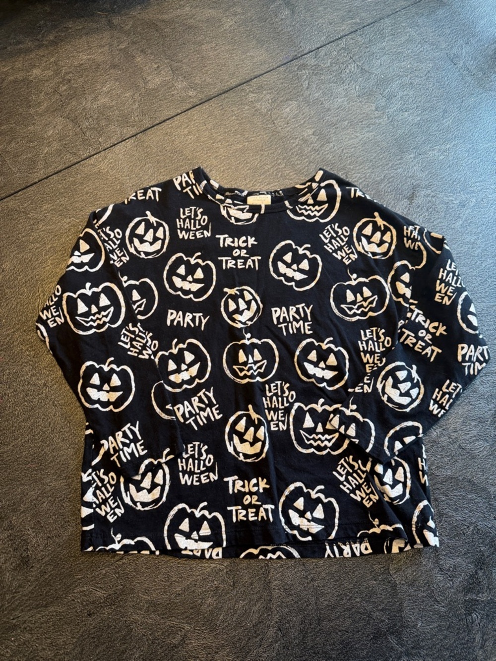 Zara Halloween shirt- long sleeve